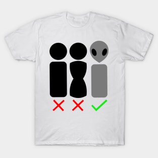 Alien Gender (Grey) T-Shirt